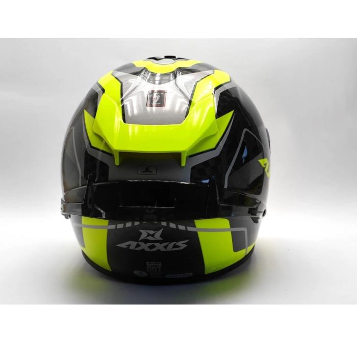 integrální přilba Axxis Cobra Rage žlutá fluo/černá/carbon, Velikost L