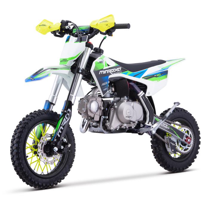 pitbike Mini Rocket DK90 AUTOMAT modrý