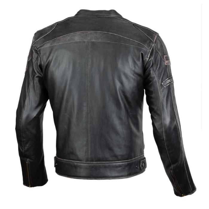 kožená moto bunda Seca Aviator II hnědá, Velikost 4XL