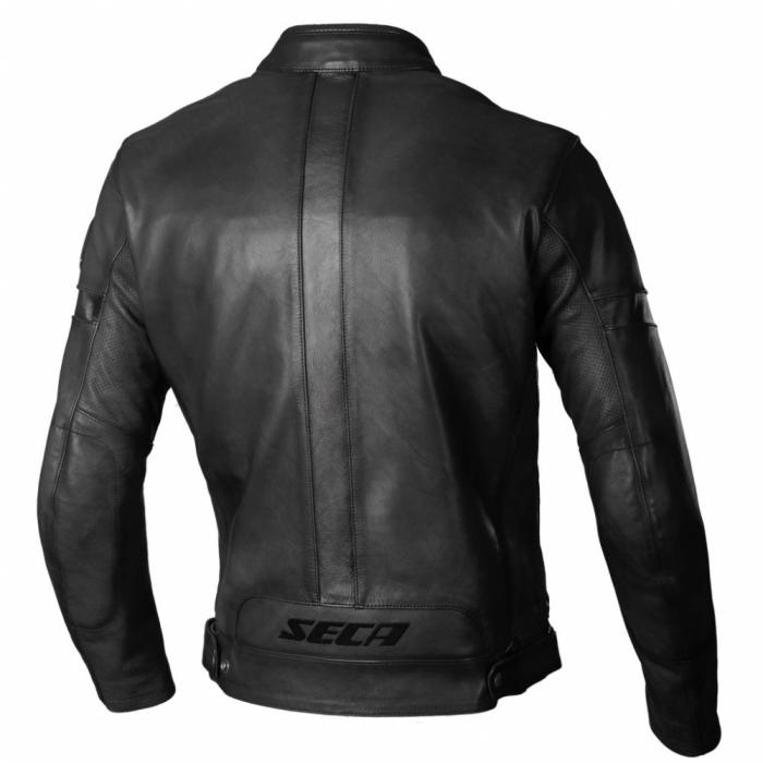 kožená moto bunda Seca R-Tro černá, Velikost 4XL