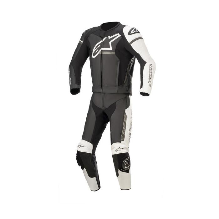 dvoudílná moto kombinéza Alpinestars GP Force Phantom černá/bílá/šedá, Velikost 52