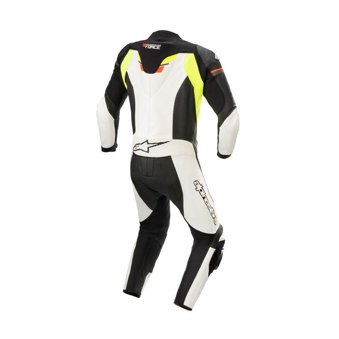 jednodílná moto kombinéza Alpinestars GP Force Chaser černá/bílá/červená fluo/žlutá fluo, Velikost 48