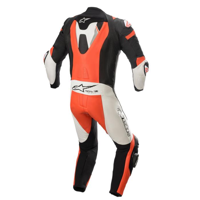 jednodílná moto kombinéza Alpinestars Missille 2 Ignition černá/červená fluo, Velikost 46