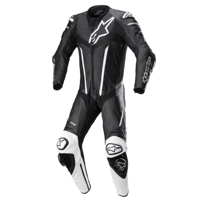 jednodílná moto kombinéza Alpinestars Fusion černá/bílá