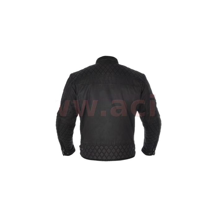 textilní moto bunda Oxford Hardy Wax černá, Velikost 4XL