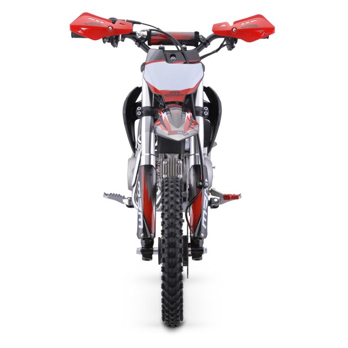 pitbike Mini Rocket DK110 Poloautomat + startér, Barva červená