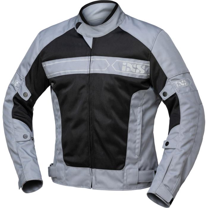 textilní moto bunda IXS Evo Air šedá/černá, Velikost 5XL