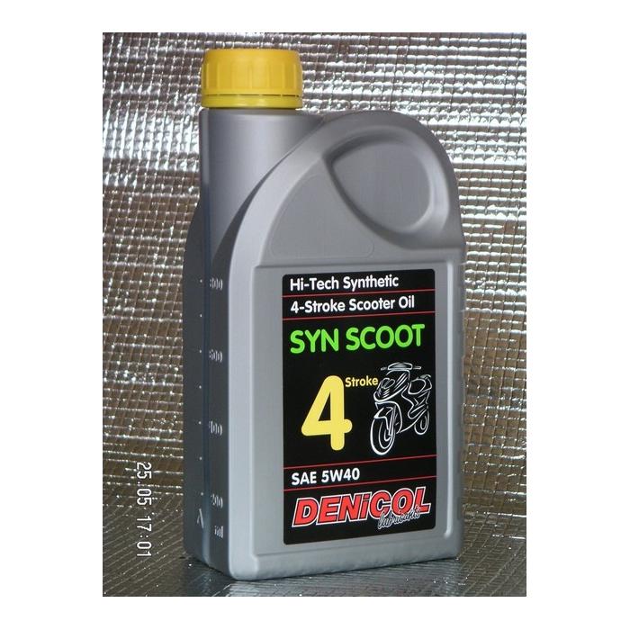 motorový olej Denicol SYN SCOOT 4T 5W40 - 1l