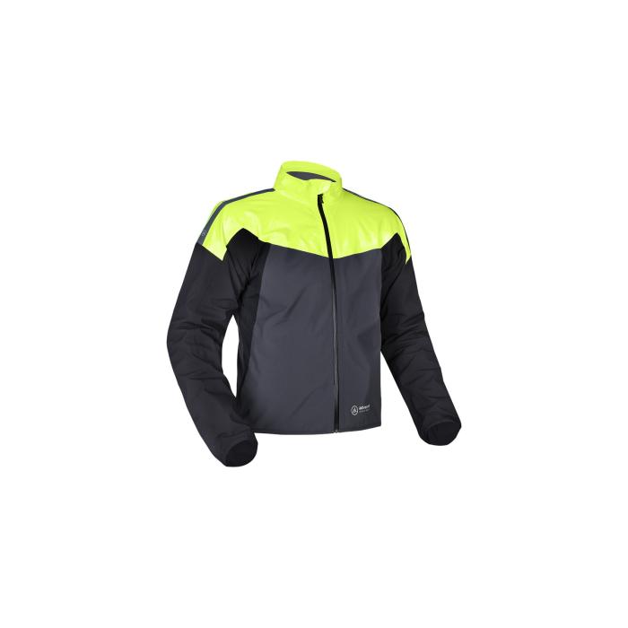 bunda do deště Oxford Rain Seal Pro - šedá/černá/žlutá fluo