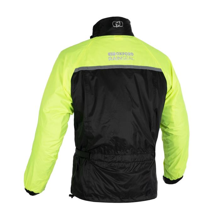 bunda do deště Oxford Rain Seal II - černá/žlutá fluo, Velikost 4XL