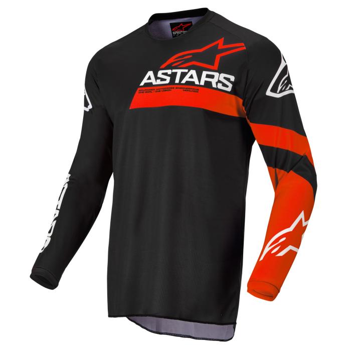 dětský motokrosový dres Alpinestars Racer Chaser černá/červená, Velikost XL