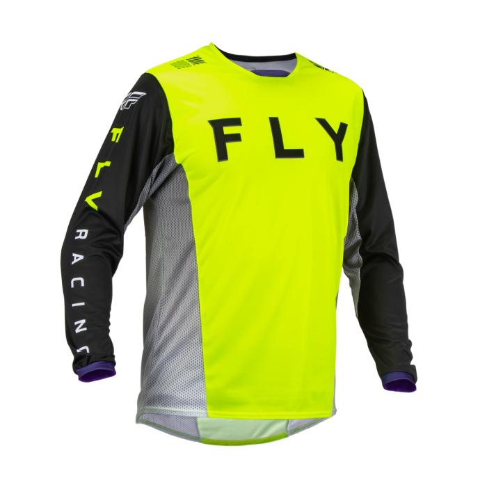 motokrosový dres Fly Racing Kinetic hi-vis/černá