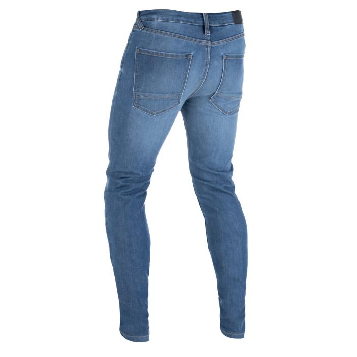 moto kalhoty Oxford Original Approved Jeans AA Slim Fit sepraná světle modrá, Velikost kalhot 30/30