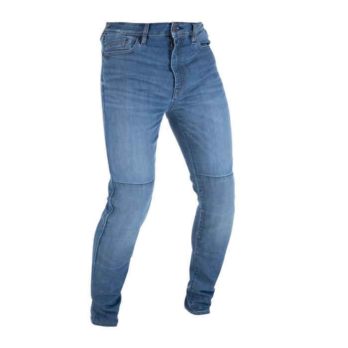 moto kalhoty Oxford Original Approved Jeans AA Slim Fit sepraná světle modrá