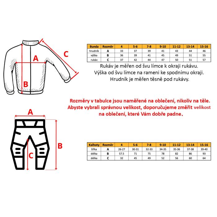 dětská moto bunda Heipe červená, Velikost 11-12