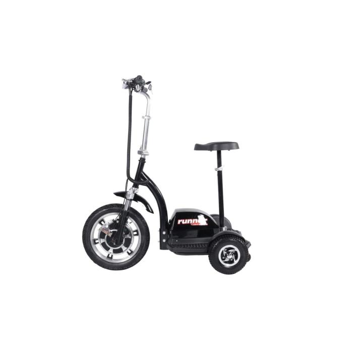 elektrická tříkolka Nitro Scooters Runner 500 Plus SL Li-Ion stříbrná