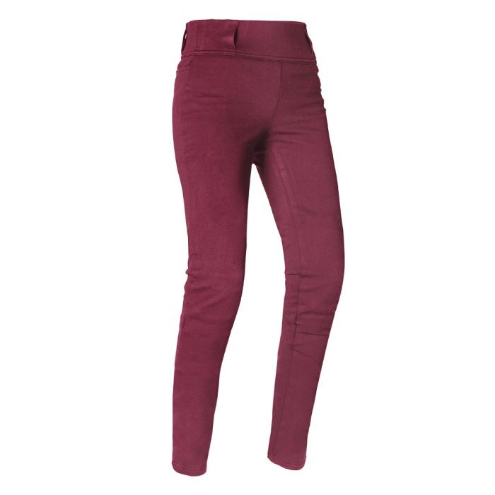 dámské moto kalhoty Oxford Super Leggings 2.0 bordó, Velikost 6