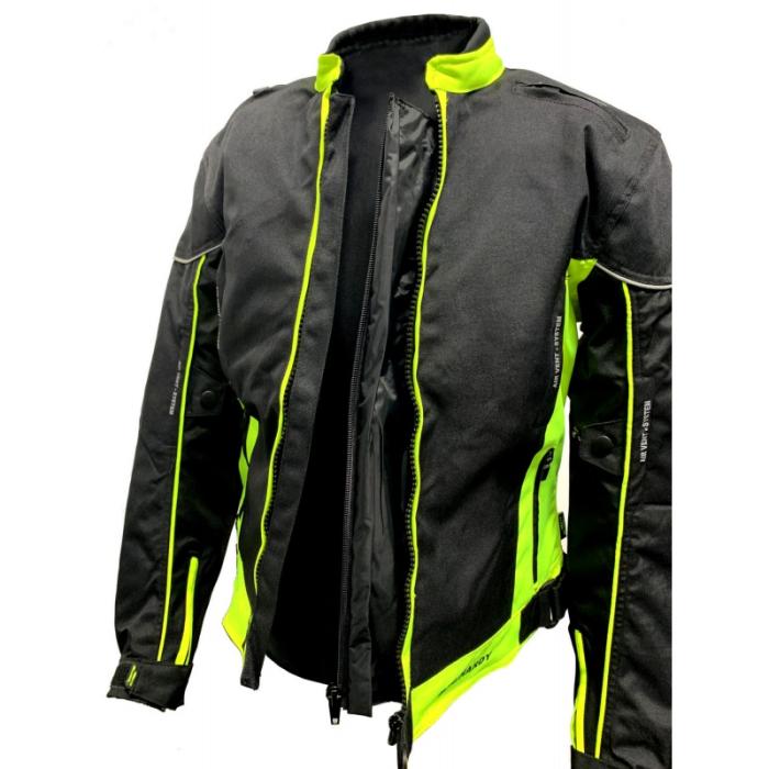 dámská moto bunda Aurora Lady Fluo, Velikost XL