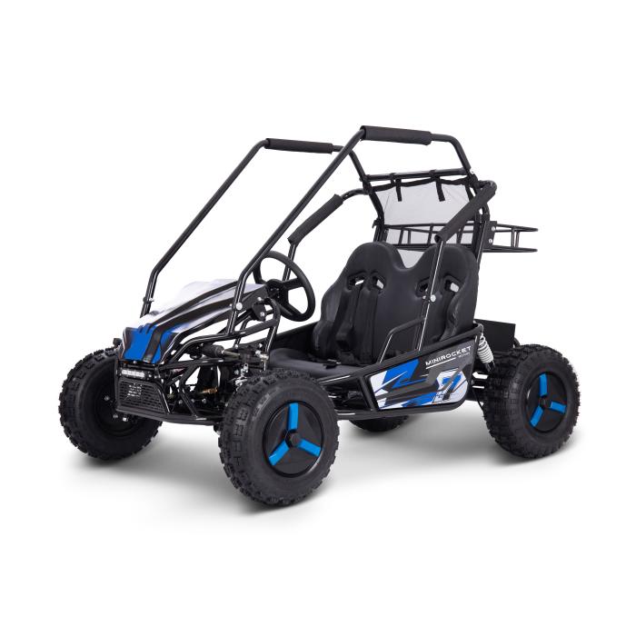 dětská elektrická buggy Mini Rocket Ecobuggy 1500W, Varianta osobní odběr - sestavený stroj, Barevná možnost modrá