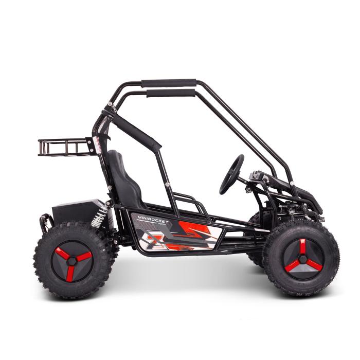 dětská elektrická buggy Mini Rocket Ecobuggy 1500W, Barevná možnost červená