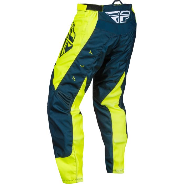 motokrosové kalhoty Fly Racing F-16 modrá/hi-vis/bílá, Velikost 34