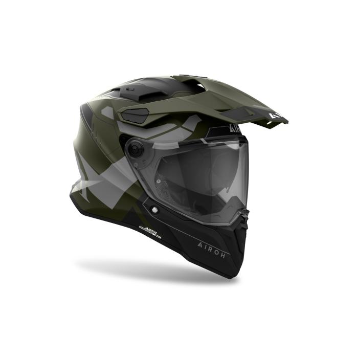 enduro přilba Airoh Commander 2 Reveal matná military zelená, Velikost L