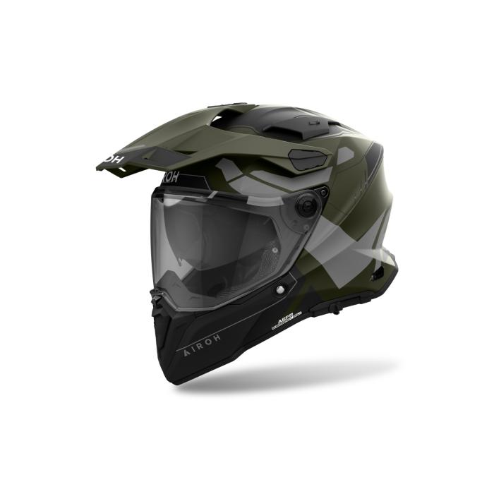 enduro přilba Airoh Commander 2 Reveal matná military zelená, Velikost L