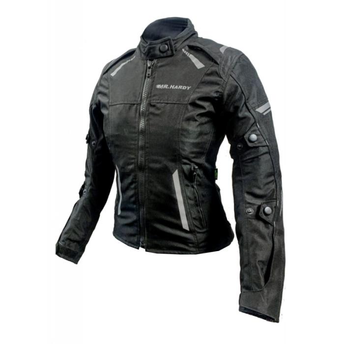 dámská moto bunda MH W12black - třívrstvá, Velikost 4XL