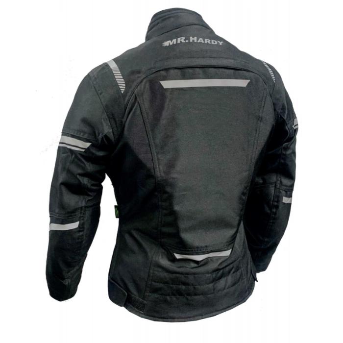 dámská moto bunda MH W12black - třívrstvá, Velikost XS