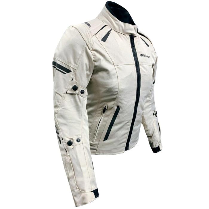 dámská moto bunda MH W12silver - třívrstvá, Velikost 4XL