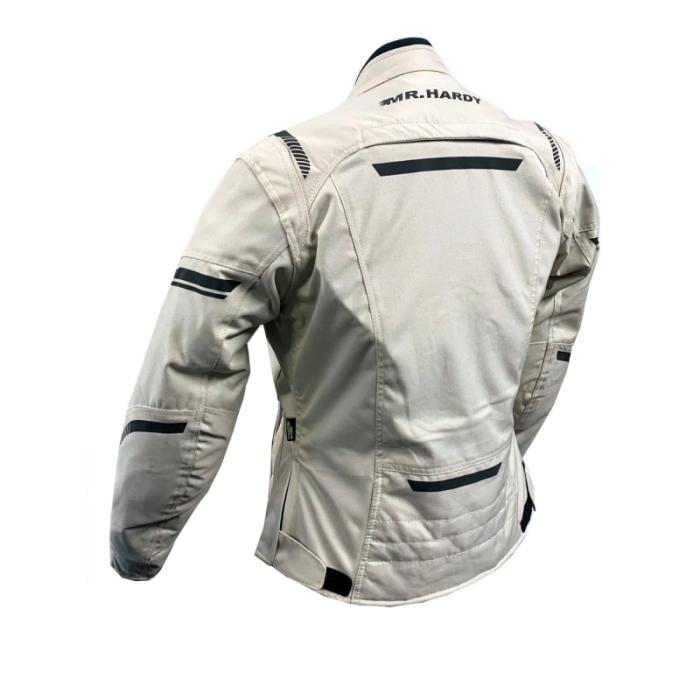 dámská moto bunda MH W12silver - třívrstvá, Velikost 4XL