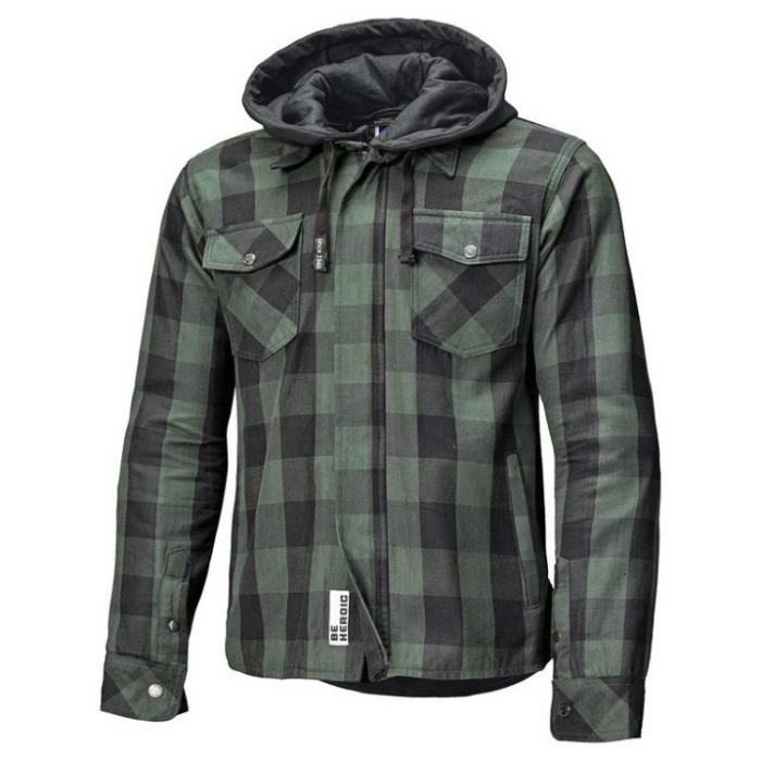 kevlarová moto košile Held Lumberjack II khaki/černá, Velikost XL