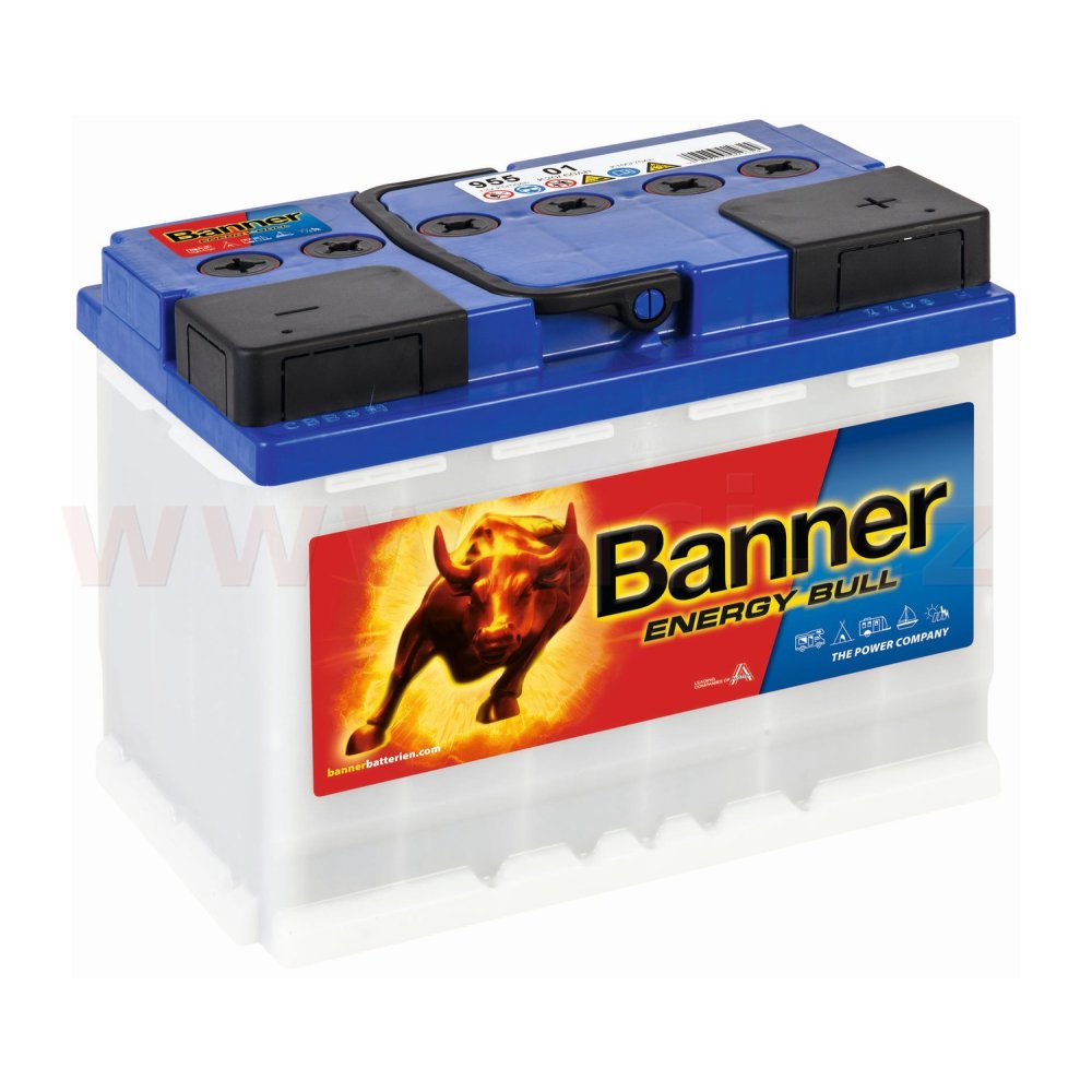 60Ah trakční baterie, pravá BANNER Energy Bull DUAL Power 241x175x190