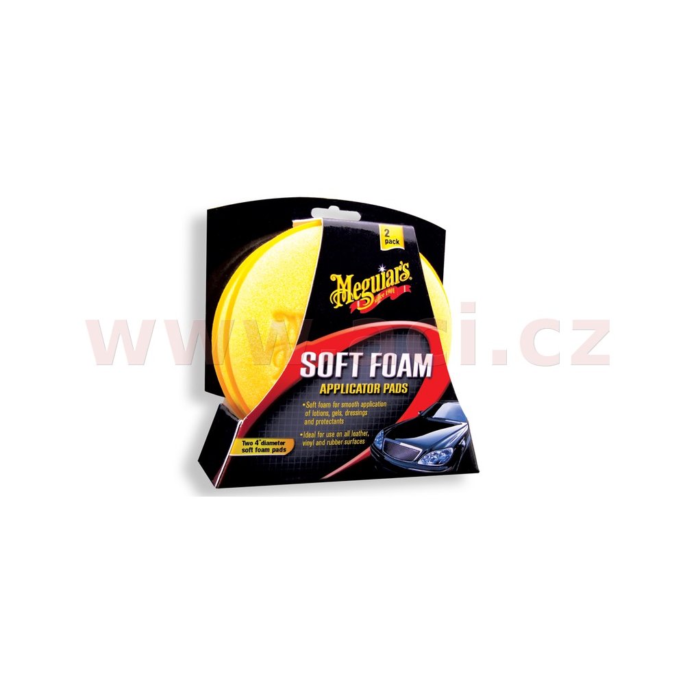 MEGUIARS Soft foam applicator pads - pěnové aplikátory (2 ks)