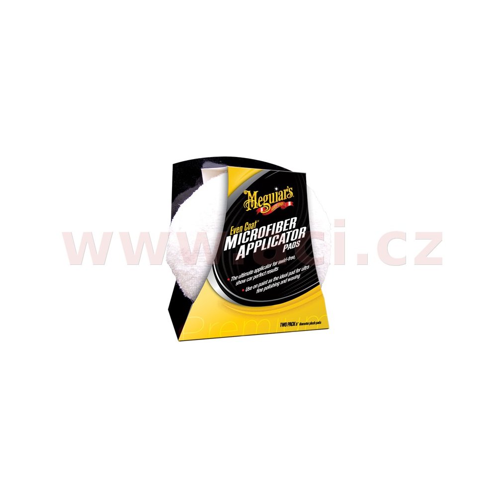 MEGUIARS Even Coat Microfiber Applicator Pads - mikrovláknové aplikátory (2 ks)