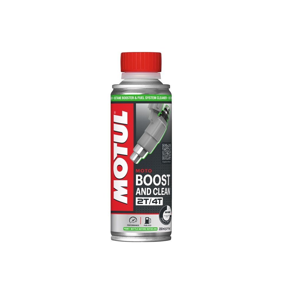 MOTUL Boost & Clean Moto, přísada do paliva 200 ml