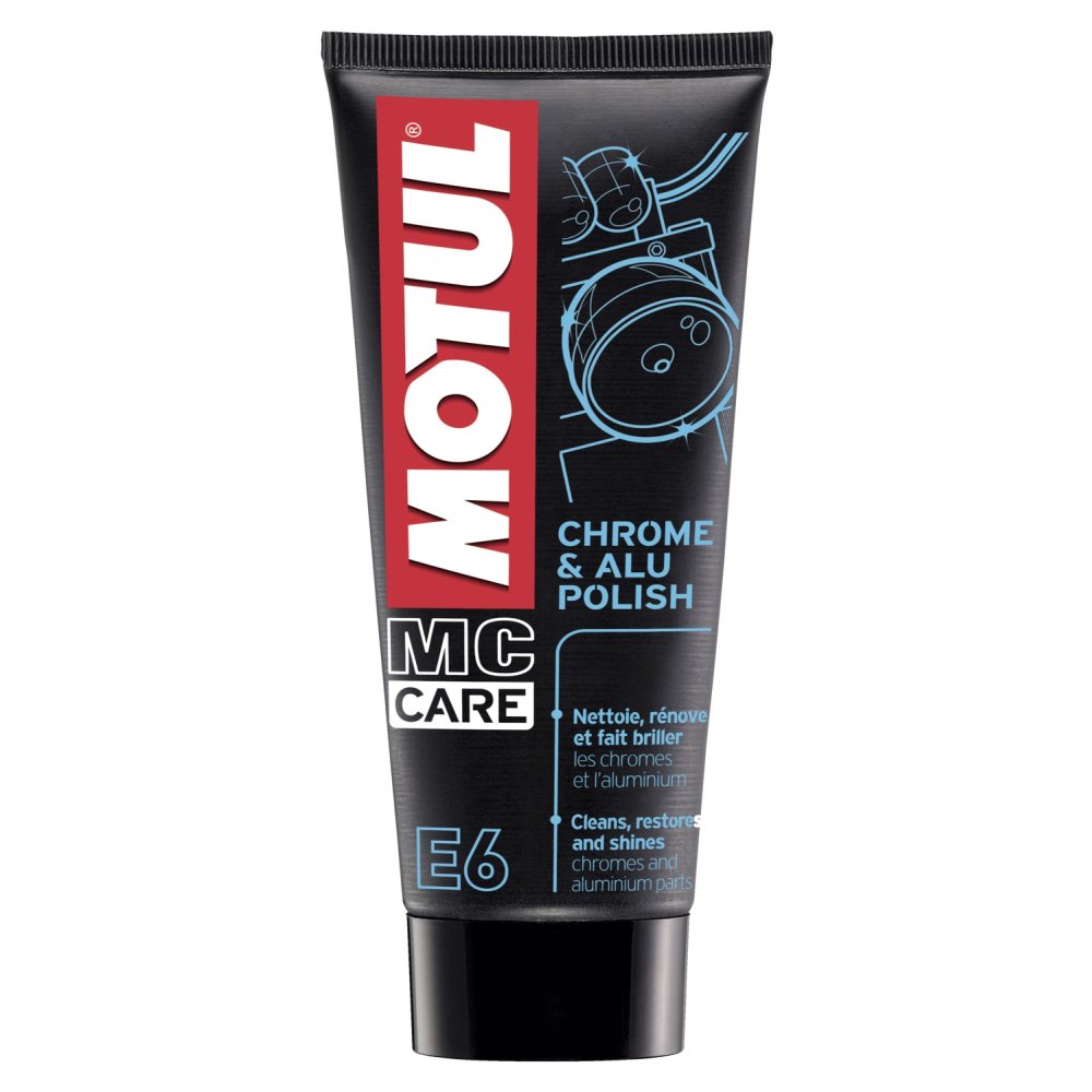 MOTUL leštěnka na chrom E6 CHROME & ALU POLISH, 100 ml