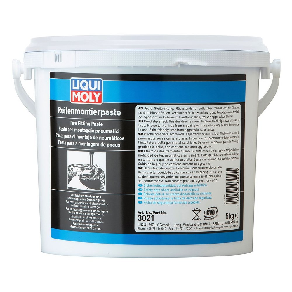 LIQUI MOLY Bílá pasta pro montáž pneumatik, 5 kg