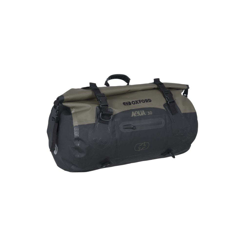 vodotěsný vak Aqua T-30 Roll Bag, OXFORD (khaki/černý, objem 30 l)