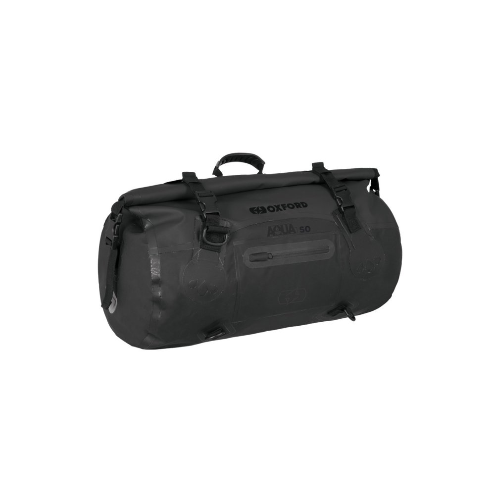 vodotěsný vak Aqua T-50 Roll Bag, OXFORD (černý, objem 50 l)