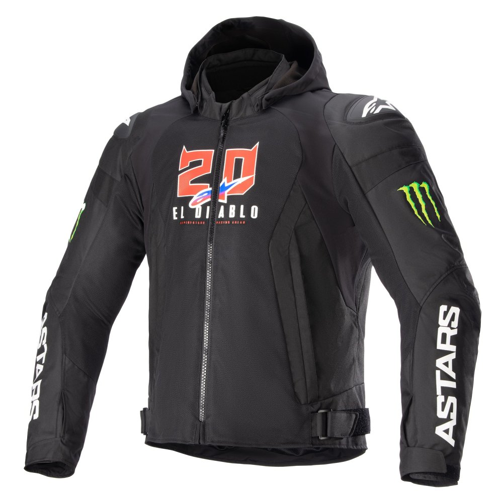 bunda ZACA AIR WATERPROOF MONSTER FQ20 kolekce, ALPINESTARS (černá/červená/modrá/bílá/zelená) 2025