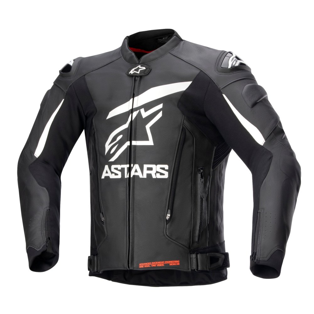 bunda GP PLUS 4, ALPINESTARS (černá/bílá) 2025