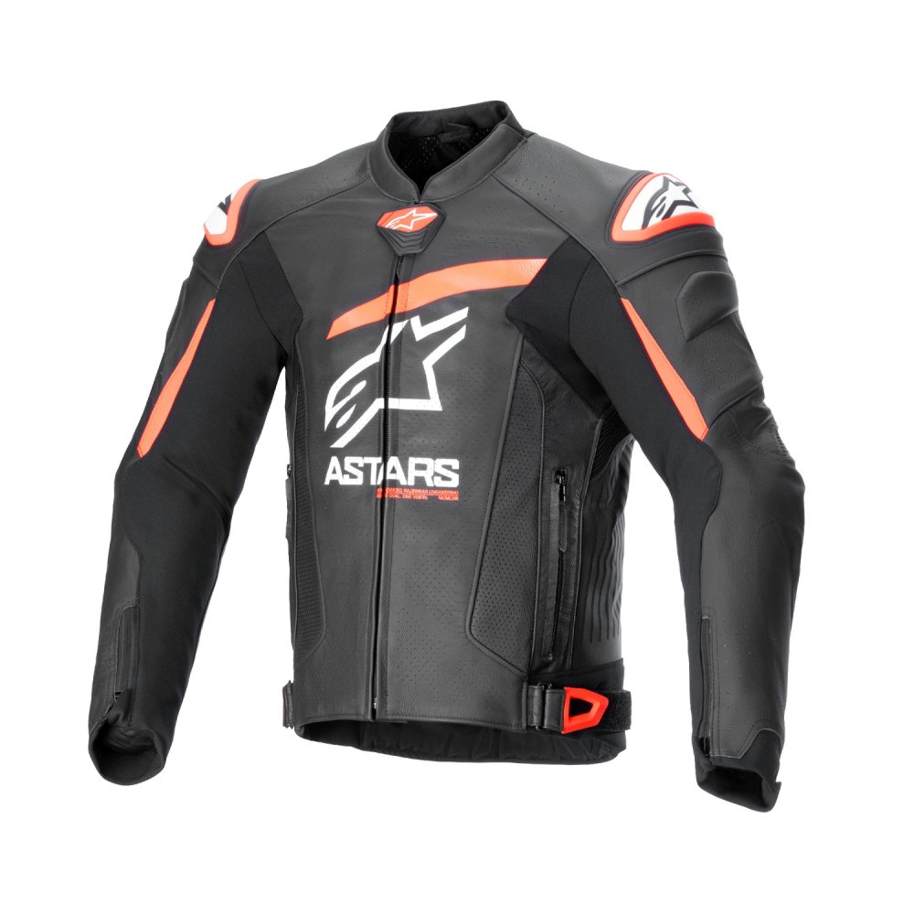 bunda GP PLUS R 4 AIRFLOW, ALPINESTARS (černá/červená fluo/bílá) 2025