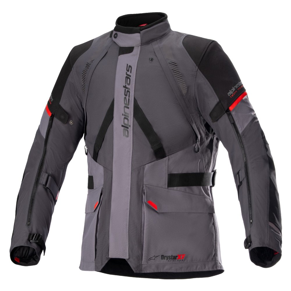 bunda MONTEIRA DRYSTAR XF, ALPINESTARS (tmavě šedá/černá/červená) 2025