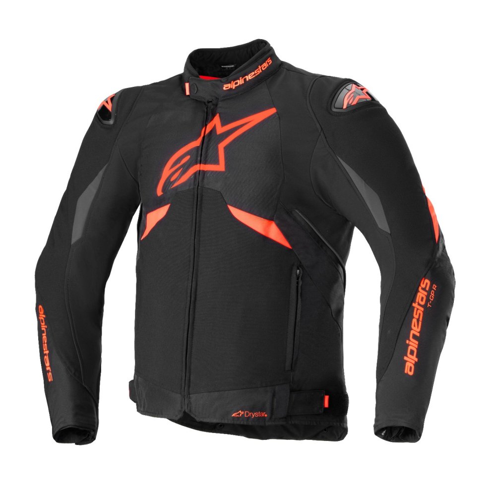 bunda T-GP R 3 DRYSTAR, ALPINESTARS (černá/červená fluo/bílá) 2025