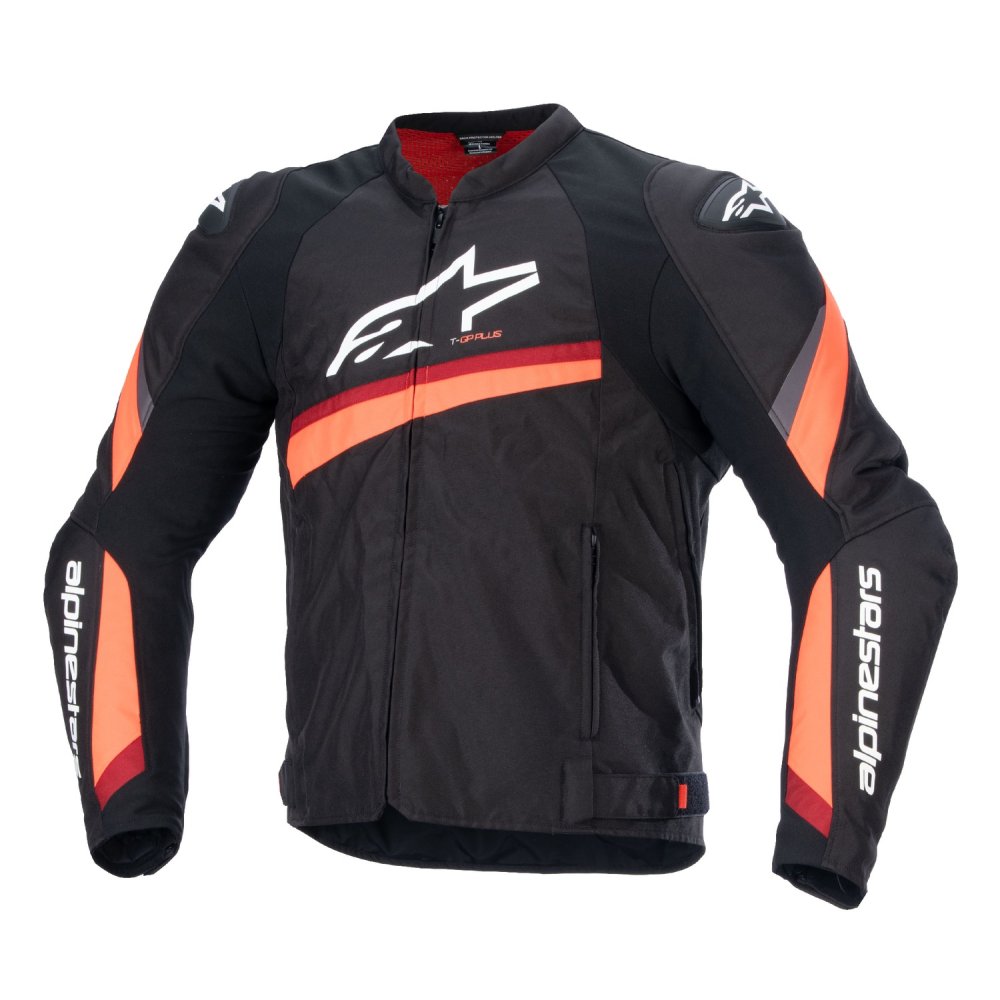 bunda T-GP PLUS R 4, ALPINESTARS (černá/červená fluo) 2025