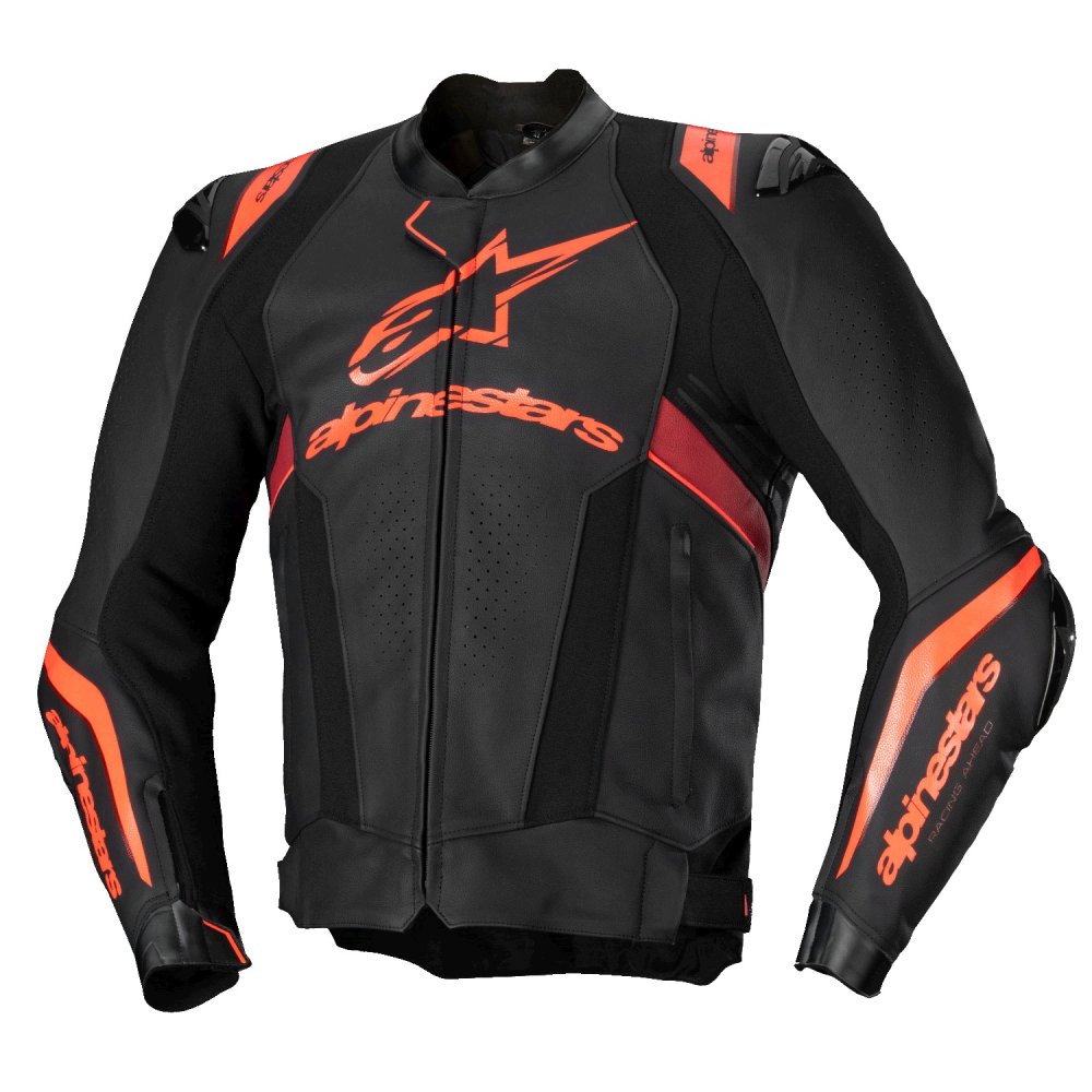 bunda MISSILE 3 IGNITION, ALPINESTARS (černá/červená fluo/tmavě červená) 2025