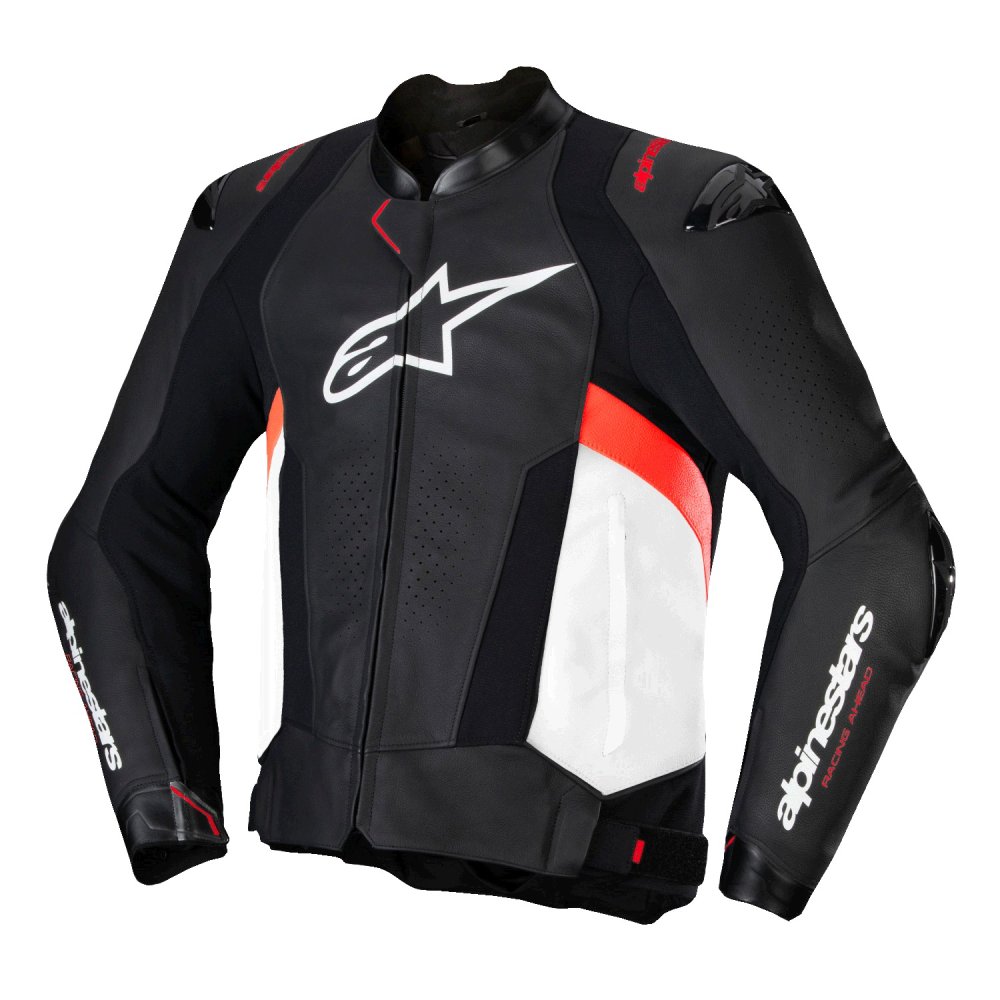 bunda MISSILE 3, ALPINESTARS (černá/bílá/červená fluo) 2025