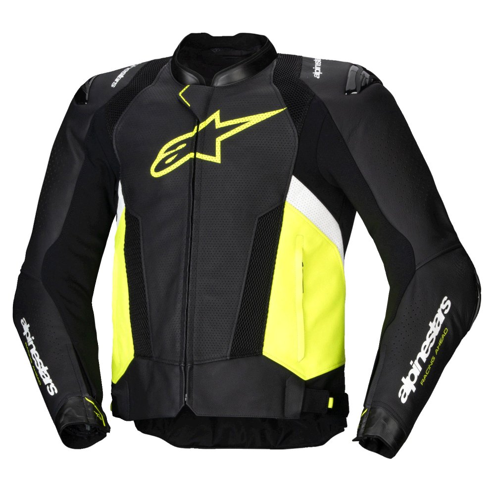 bunda MISSILE 3 AIRFLOW, ALPINESTARS (černá/žlutá fluo/bílá) 2025