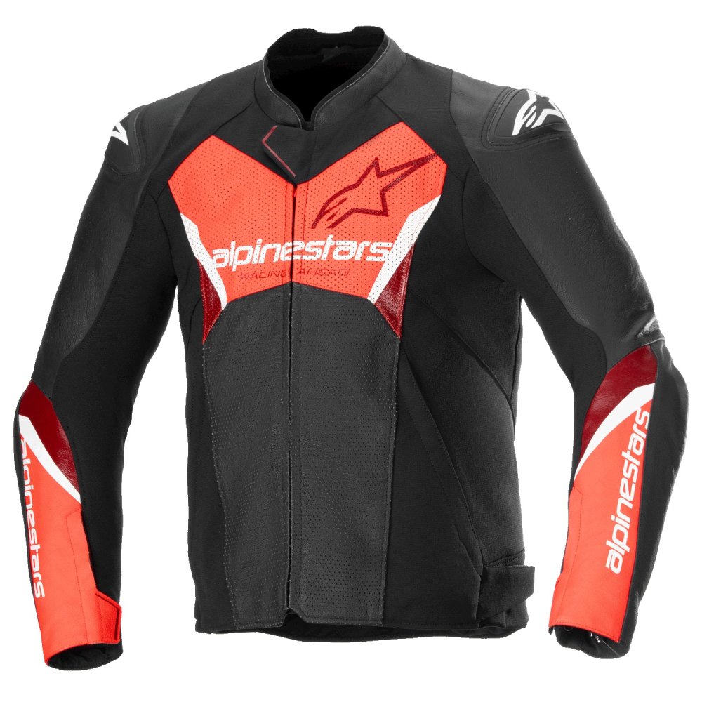 bunda FASTER 3 AIRFLOW, ALPINESTARS (černá/červená fluo) 2025